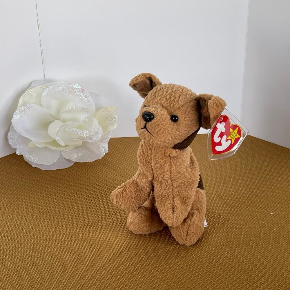 Vintage  Rare Tuffy The Terrier Dog TY Beanie Baby